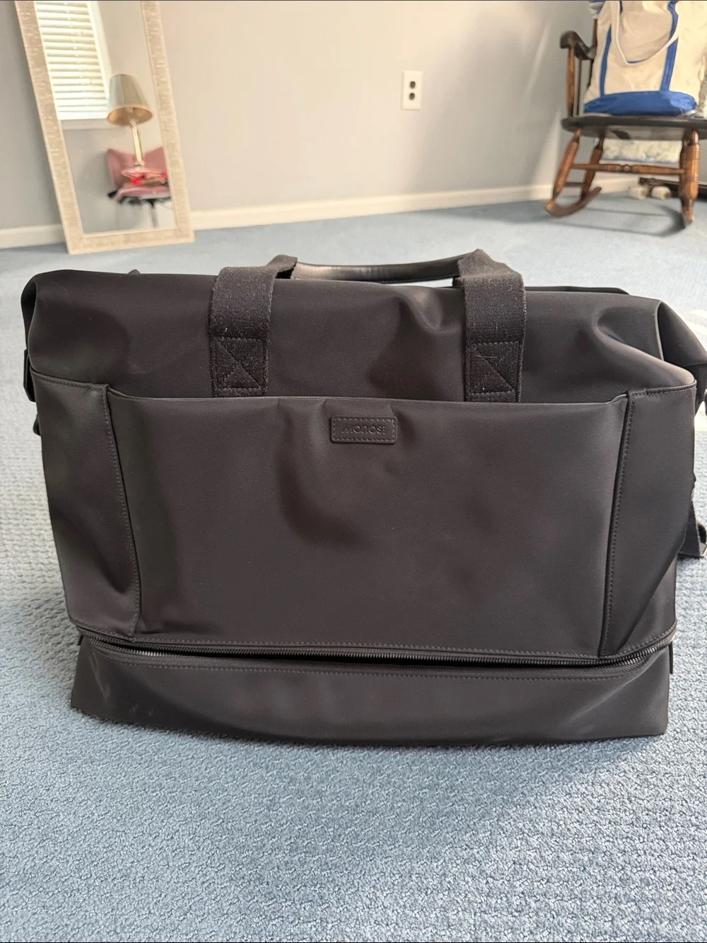 Monos metro weekender bag black used